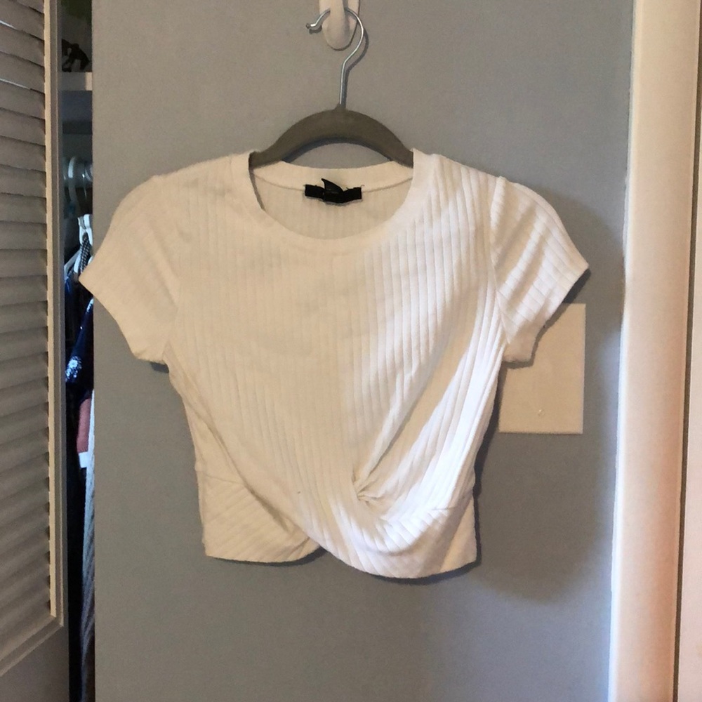 White Crop Top